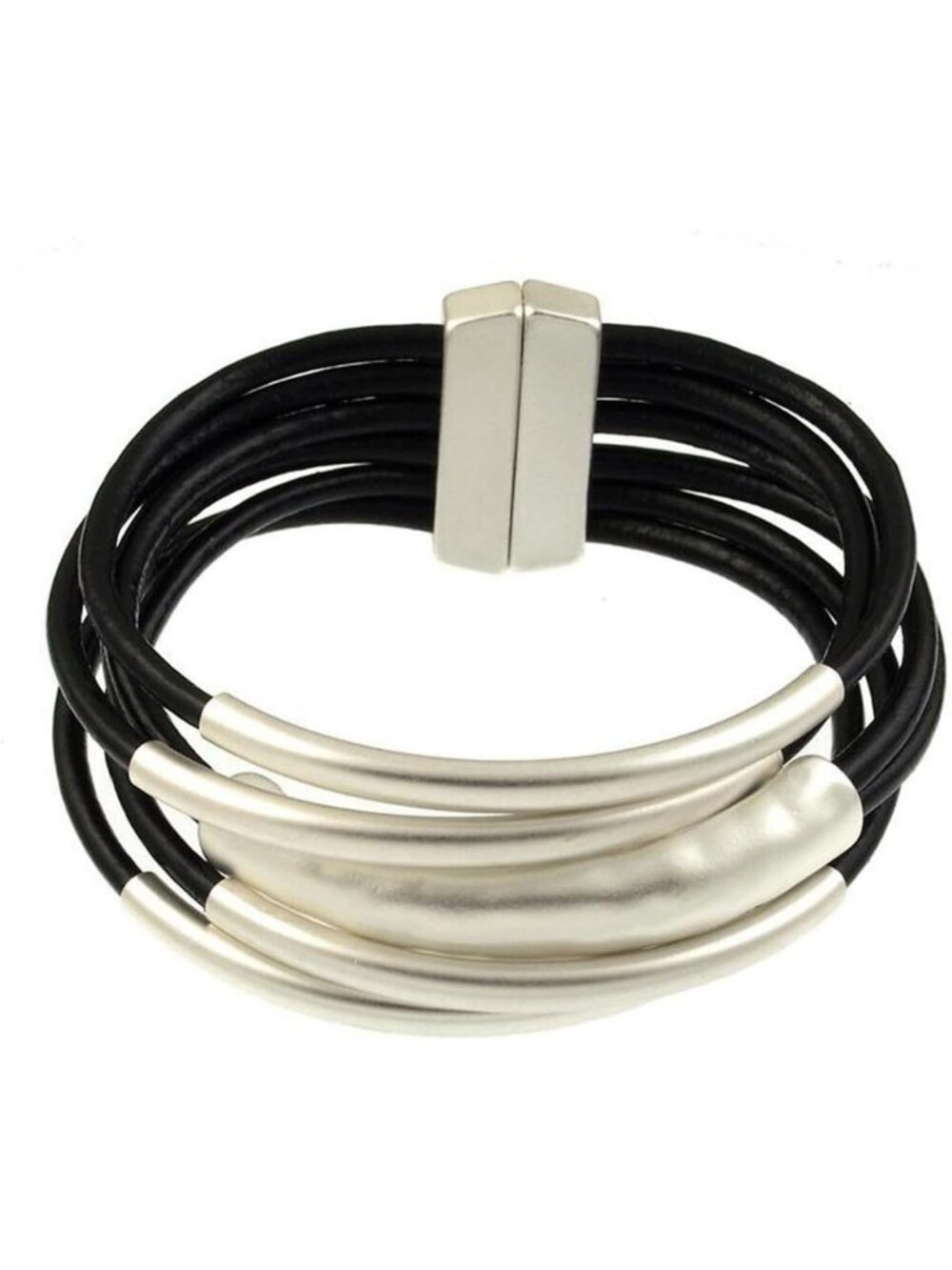 Boho Multi-Layer Leather Wrap Bracelet | 14k Gold Plated Cuff Bangle Gift for